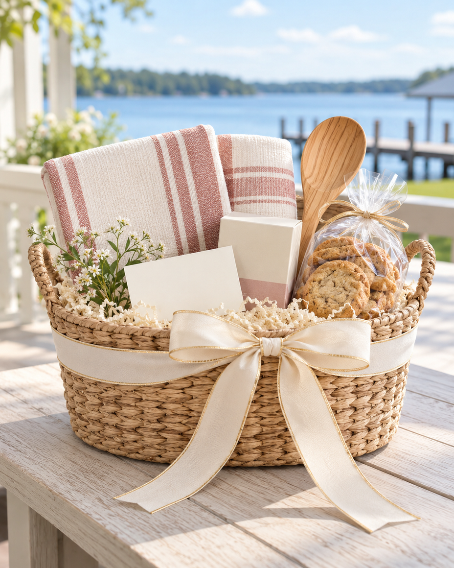 Lakehouse Welcome — gift basket by Lakehouse with Love