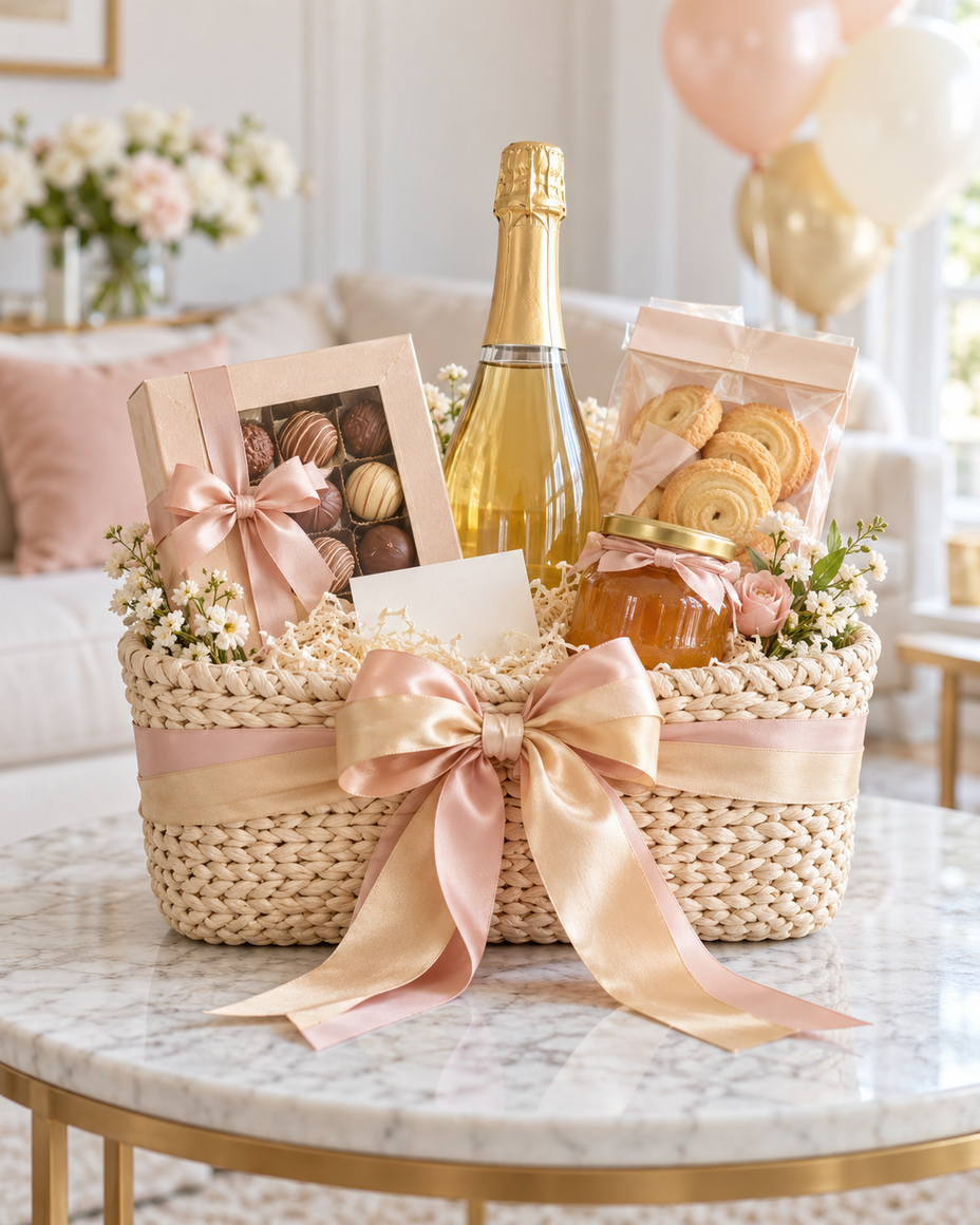 Something to Celebrate — gift basket by Lakehouse with Love